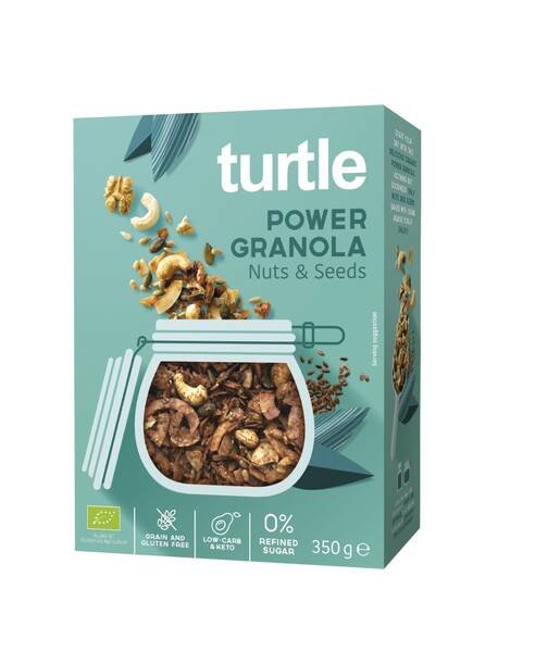 Turtle Granola Nuts &amp; Seeds glf 350g