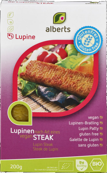 Lupinen Steak glutenfrei