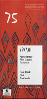 Vivani Feine Bitter Schokolade 75%