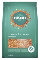 Davert Braune Leinsaat geschrotet, 400g