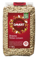 Davert Braune Teller-Linsen, 500g