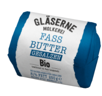 Gl&auml;serne Molkerei Fassbutter Sauerrahm, gesalzen, 250g