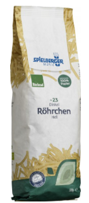 Spielberger Dinkel R&ouml;hrchen hell, 500g