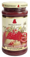 Zwergenwiese FruchtGarten Erdbeere-Rhabarber, 225gr