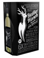 Hei&szlig;er Hirsch Gl&uuml;hwein wei&szlig;, 6x0,75l