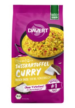 Davert S&uuml;&szlig;kartoffel Curry, 170g