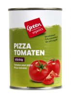 green Pizza-Tomaten