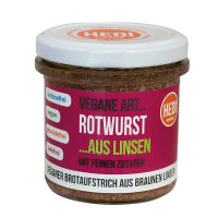 Rotwurst mit feinen Zutaten