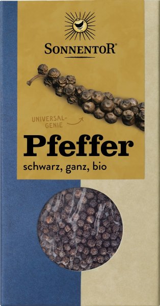 Pfeffer schwarz, ganz