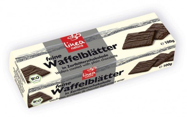 Feine Waffelbl&auml;tter Zartbitter