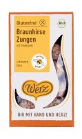 Braunhirse-Zungen m. Schokolade