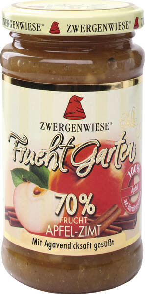 Zwergenwiese FruchtGarten Apfel-Zimt 225g