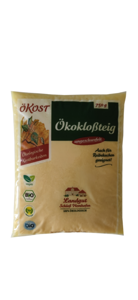 Frischer Bio-Klo&szlig;teig